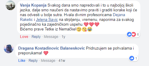 Komentar polaznika