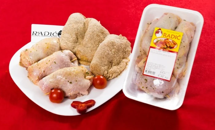 Pileći punjeni batak — roštilj — prezla